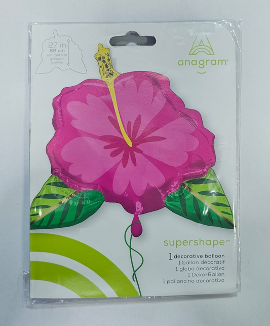 GLOBO MET. FLOR SUPER SHAPE