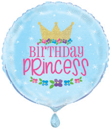 GLOBO BIRTHDAY PRINCESS 18PG