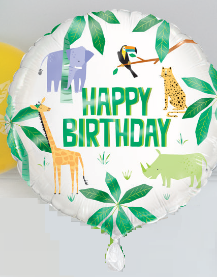 GLOBO MET HPPY BDAY SELVA 18PG