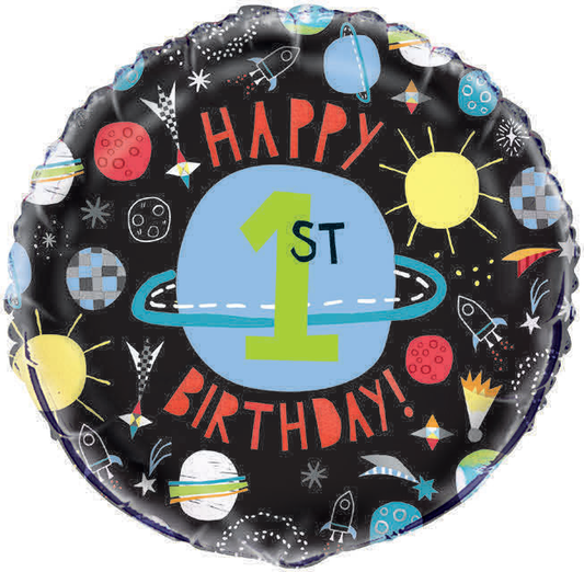 GLOBO MET HAPPY BDAY 1ST 18PG