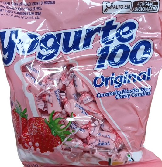 CARAMELO YOGUR  FRESA 100UDS