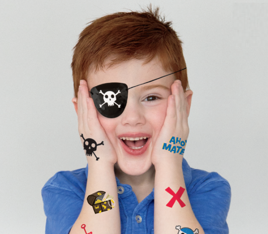 PARCHE PIRATA 8UDS