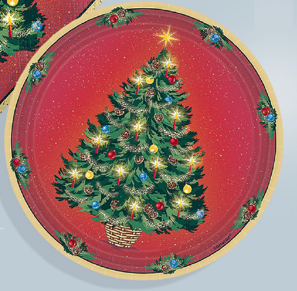 PLATO 7PG NAVIDAD ARBOL LN