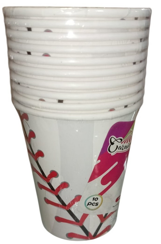VASOS CARTON BEISBOL 10/1