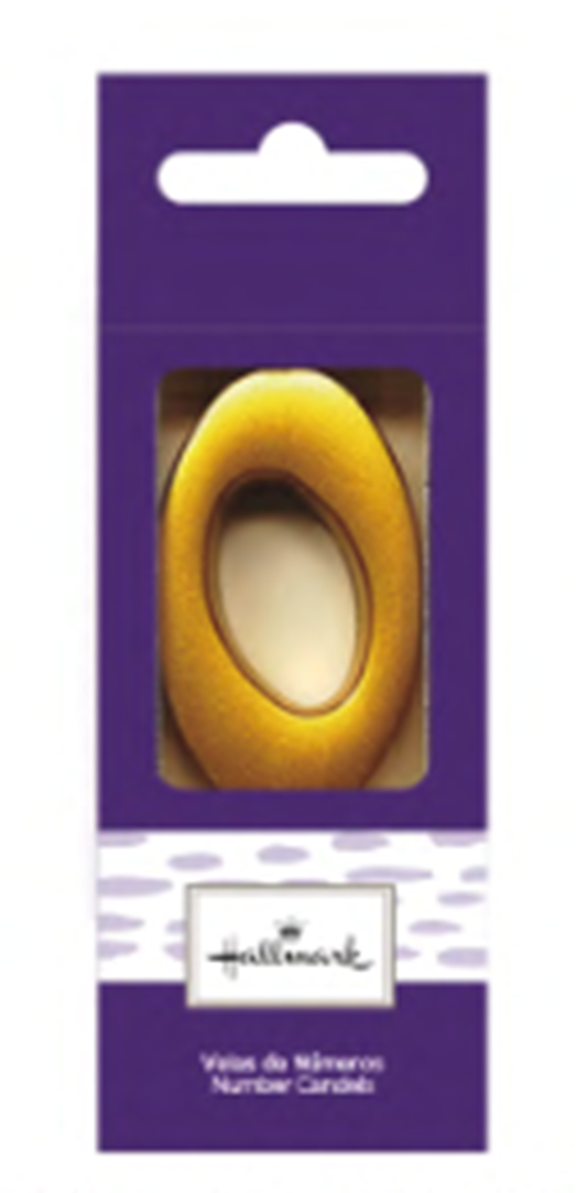 VELA DORADA NUMERO 0