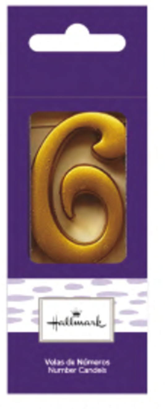 VELA DORADA NUMERO 6