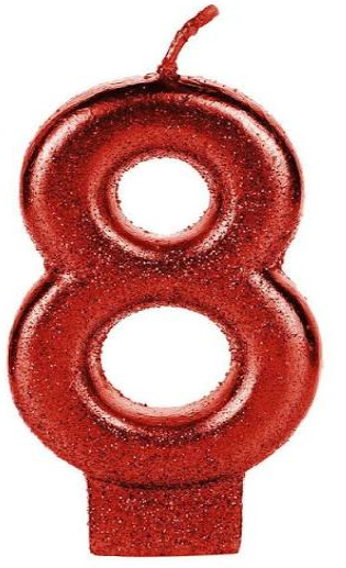 VELA ESCARCHA GDE NUMERO 8