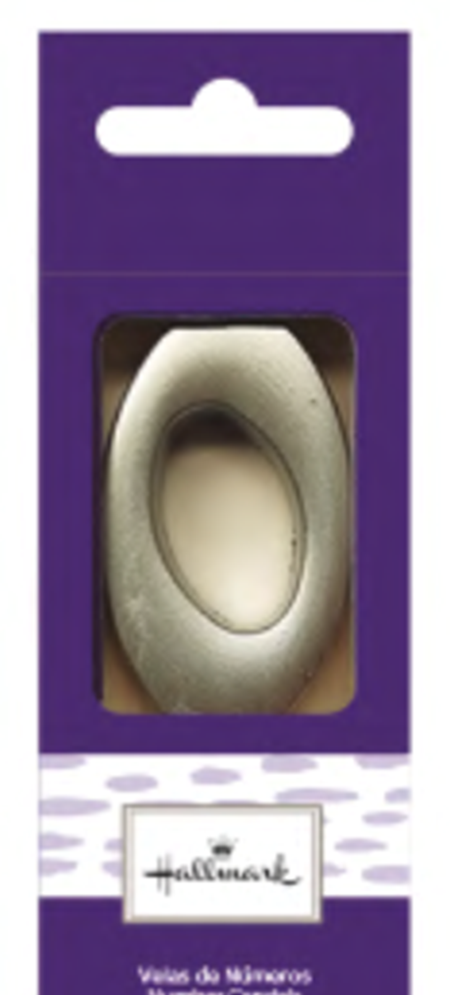 VELA PLATEADA NUMERO 0