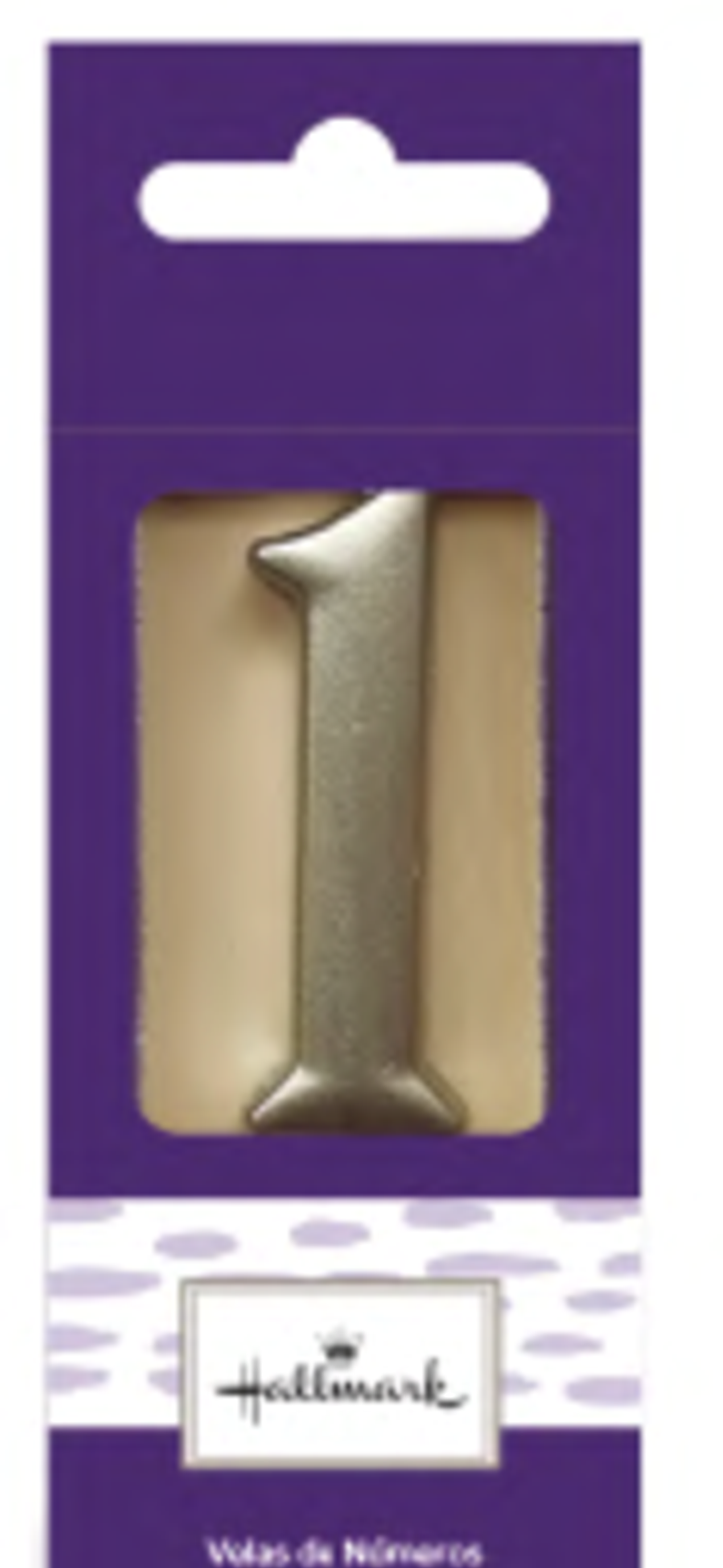 VELA PLATEADA NUMERO 1