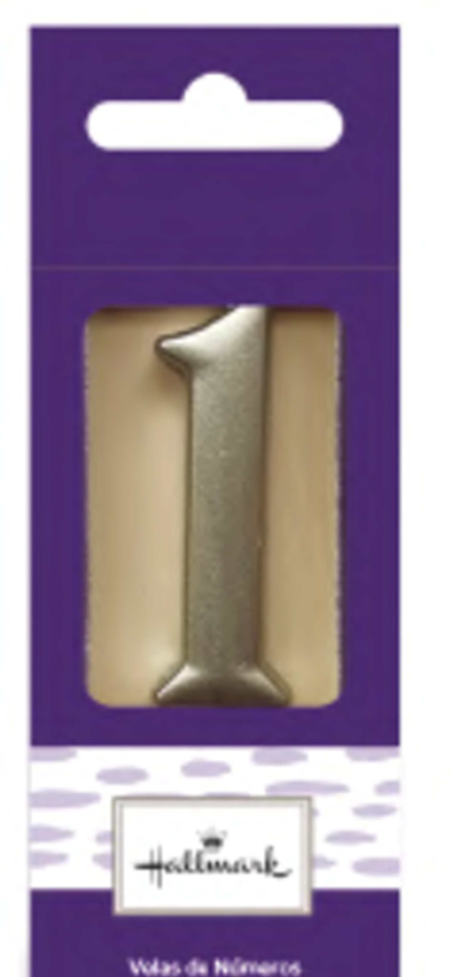 VELA PLATEADA NUMERO 1