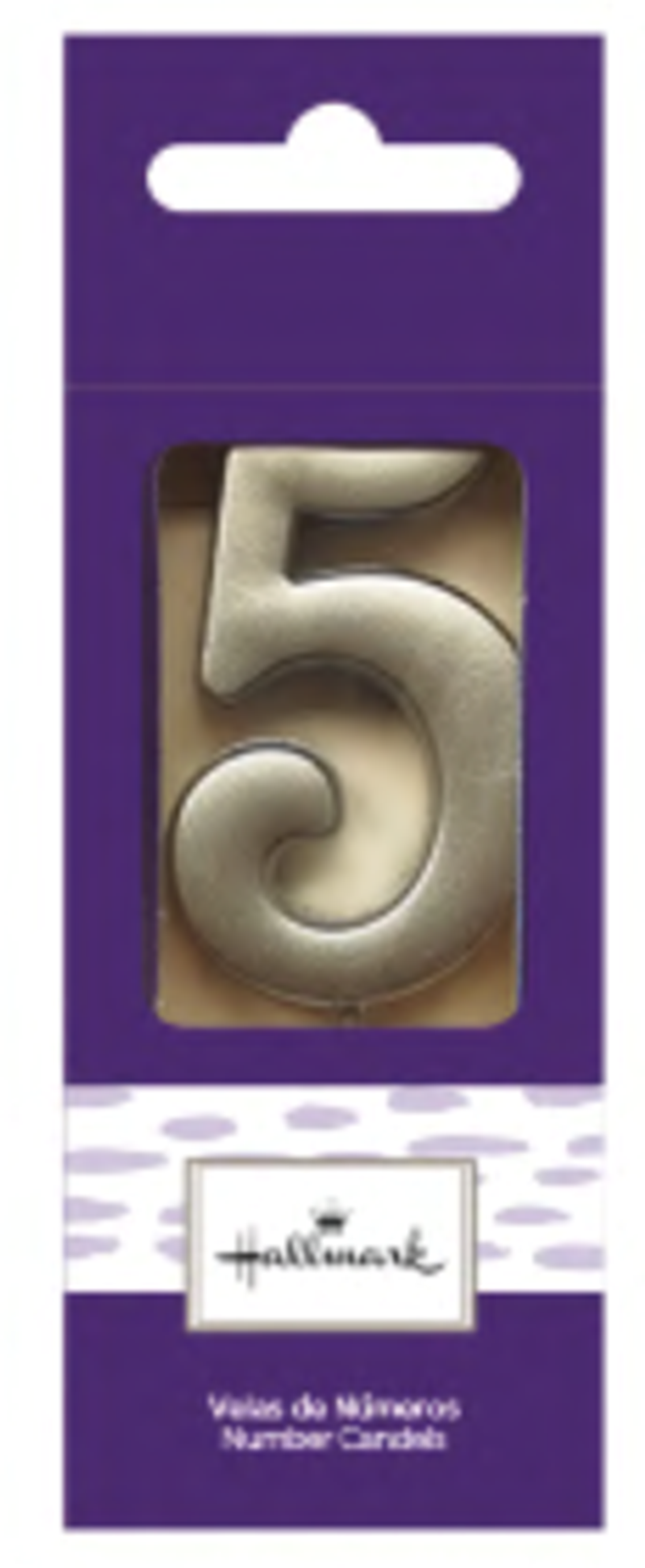 VELA PLATEADA NUMERO 5