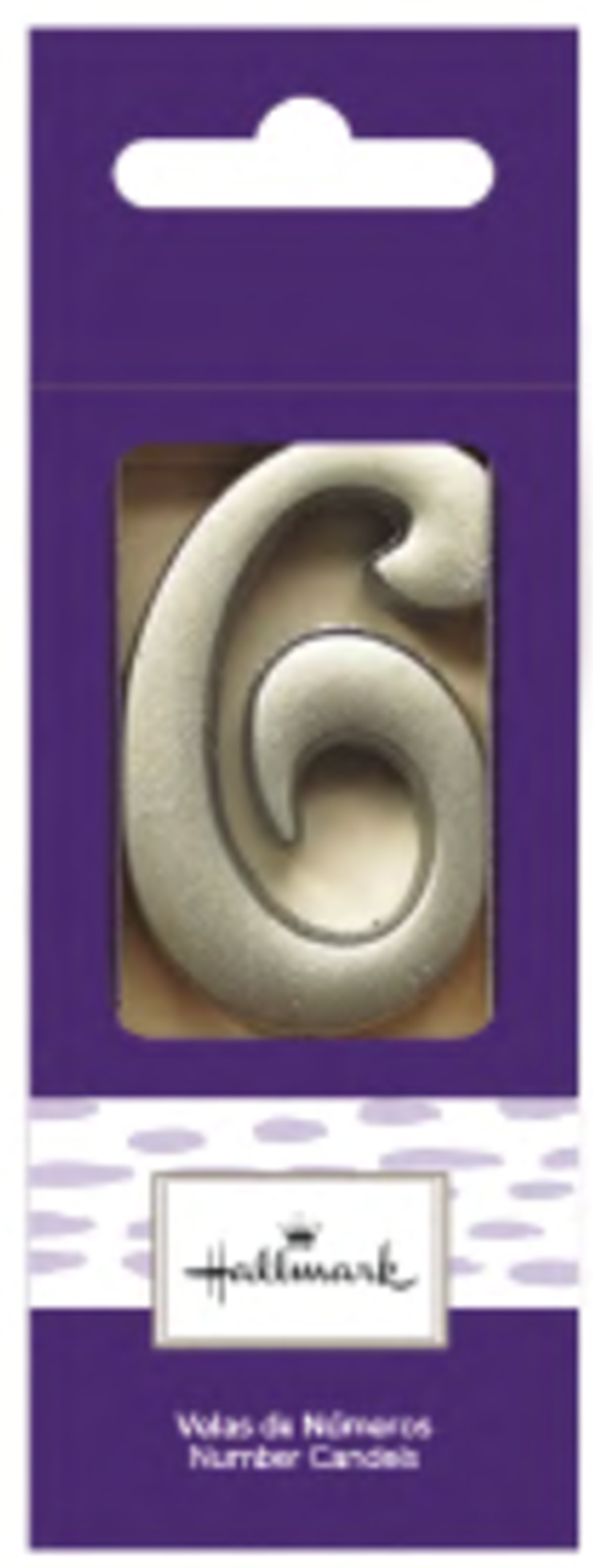 VELA PLATEADA NUMERO 6