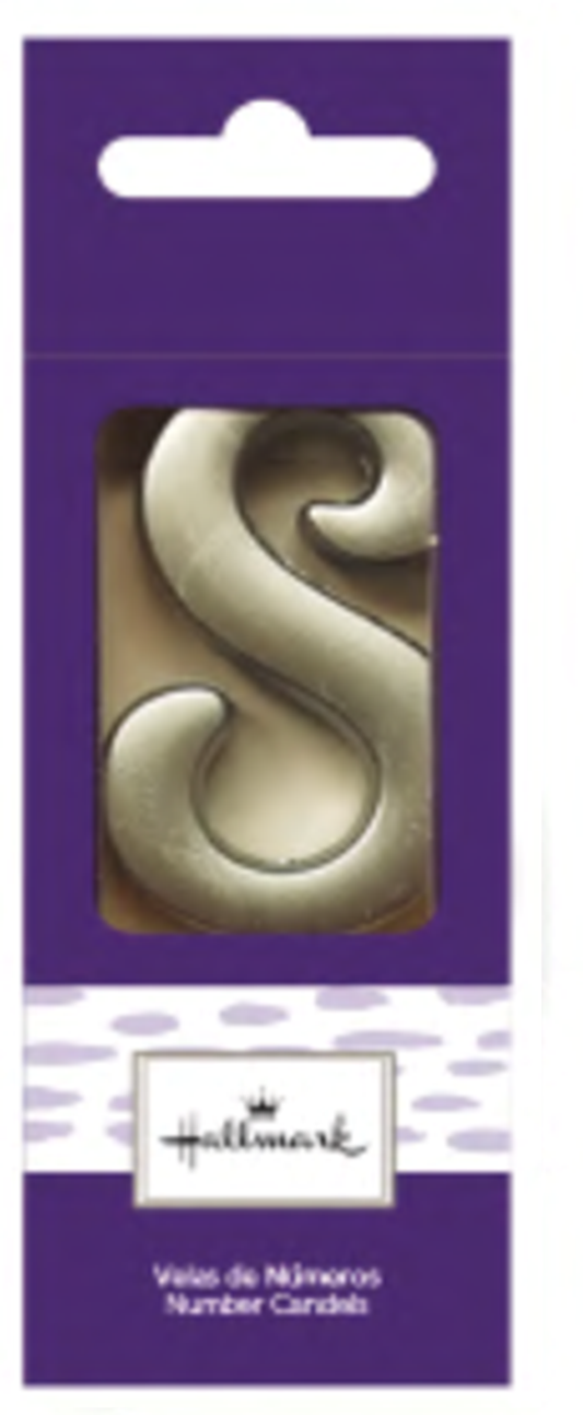 VELA PLATEADA NUMERO 8