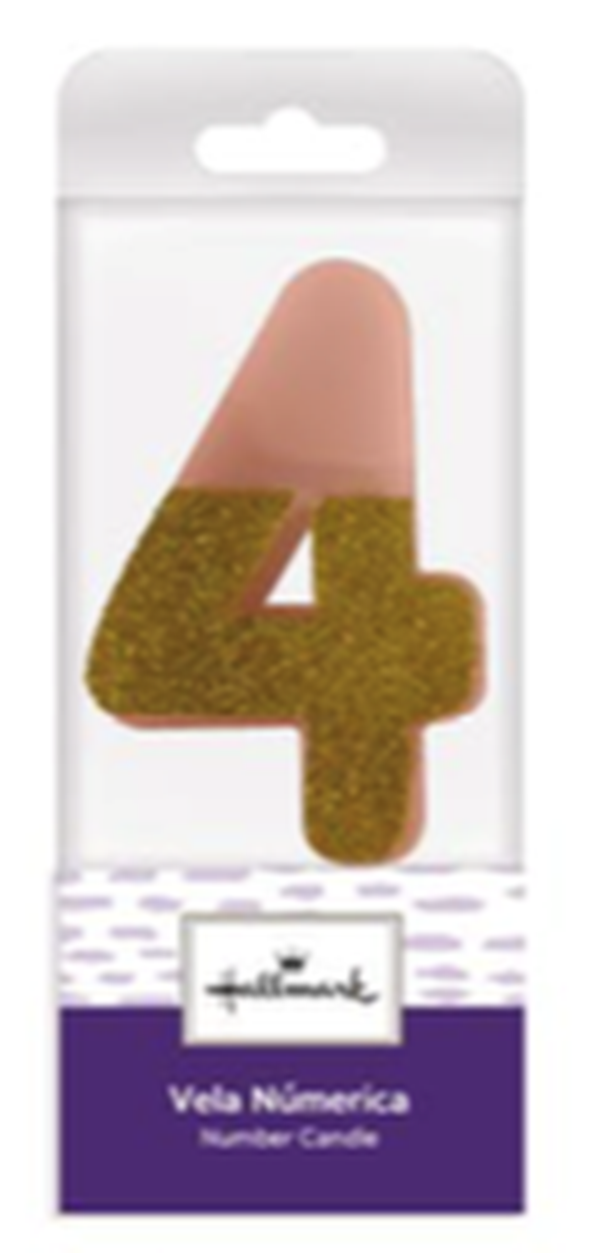 VELA ROSADA ESCARCHA NUM 4