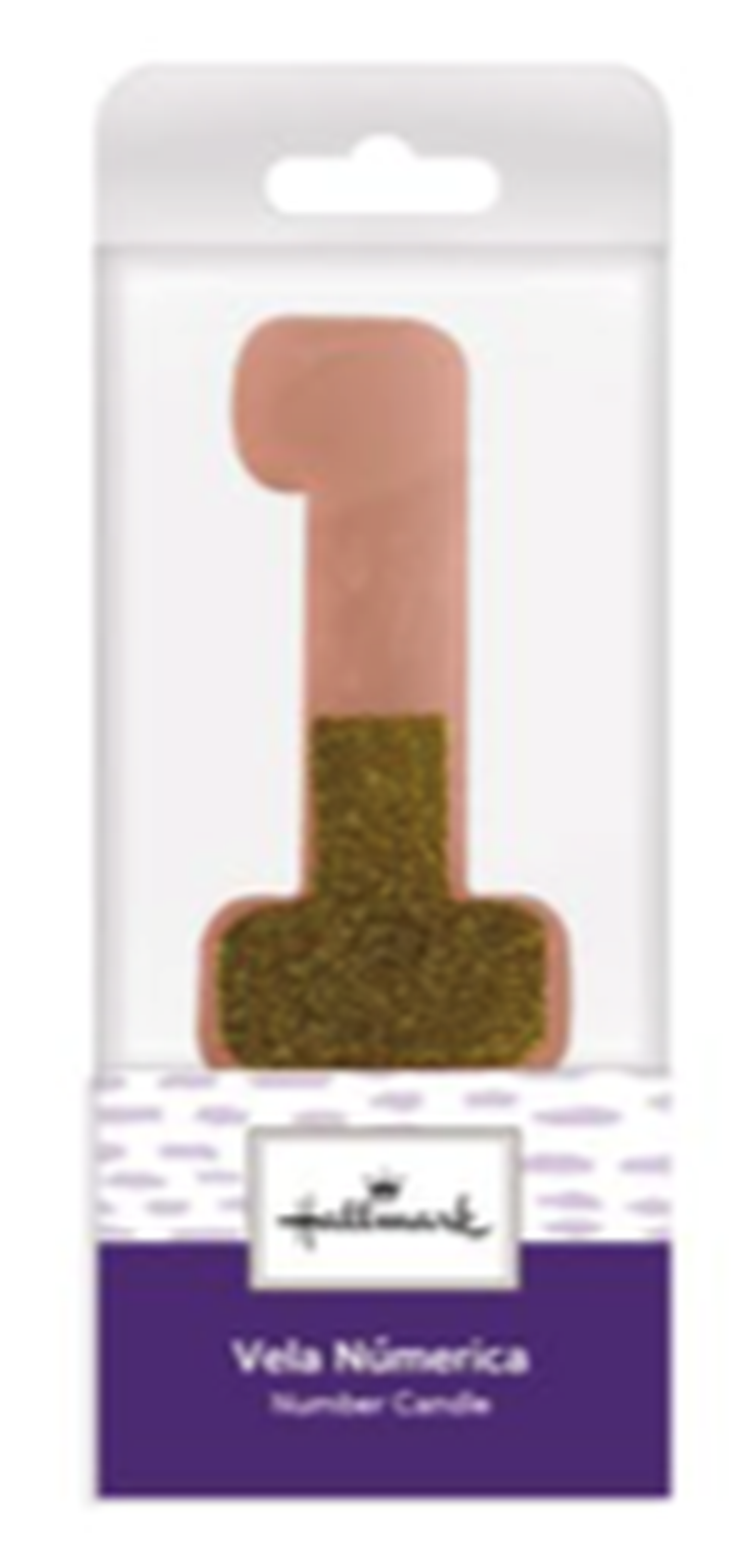 VELA ROSADA ESCARCHA NUM 1