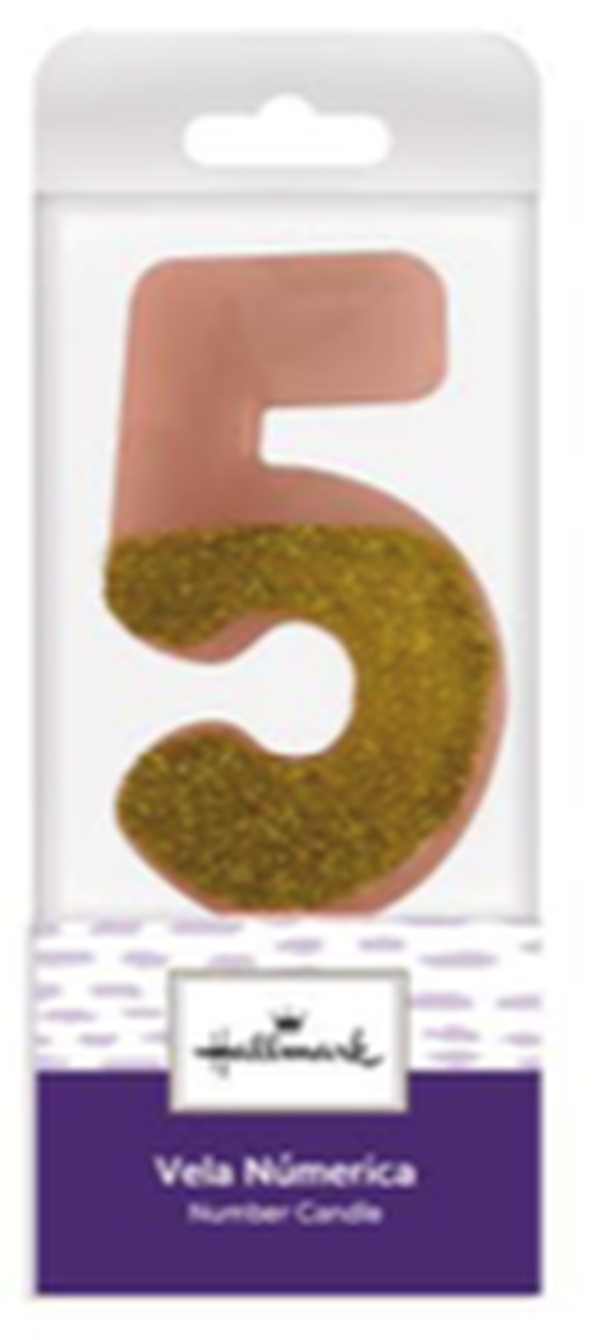 VELA ROSADA ESCARCHA NUM 5