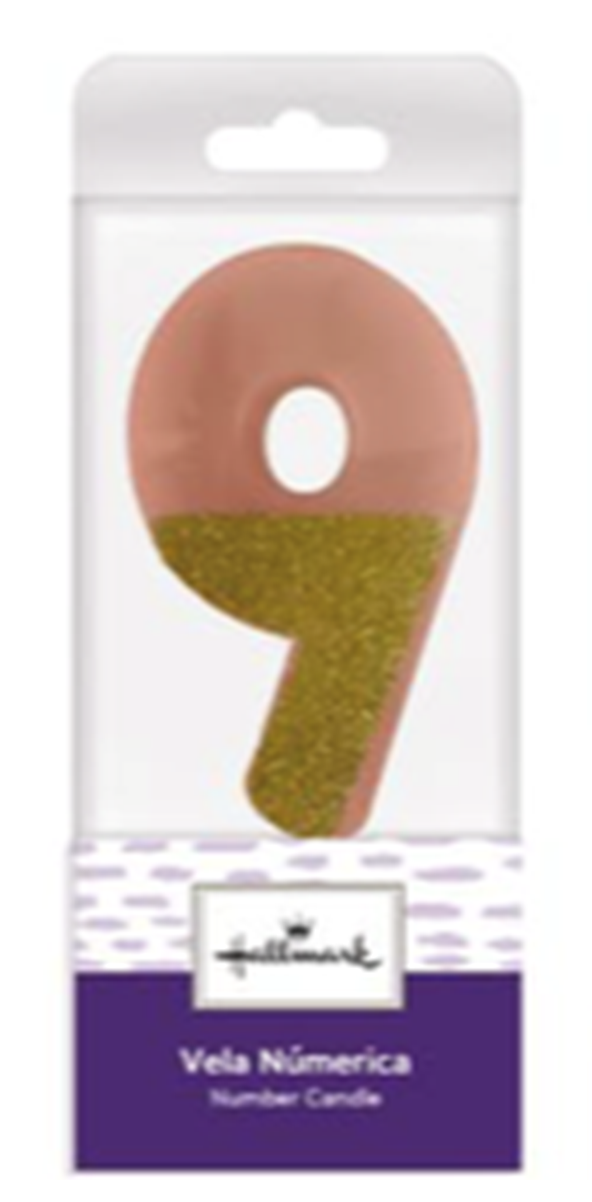 VELA ROSADA ESCARCHA NUM 9