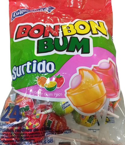 BON BON BUM SURTIDO 24 UDS