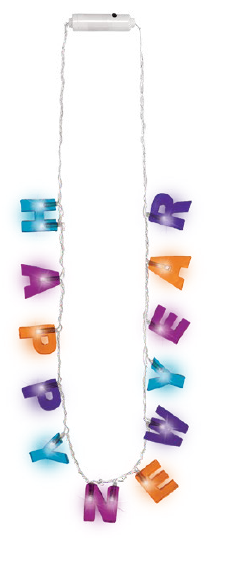 COLLAR HAPPY NEW YEAR LUZ COLO