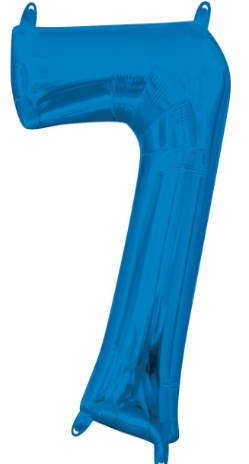 GLOBOS MINI SHAPE AZUL OSC N.7
