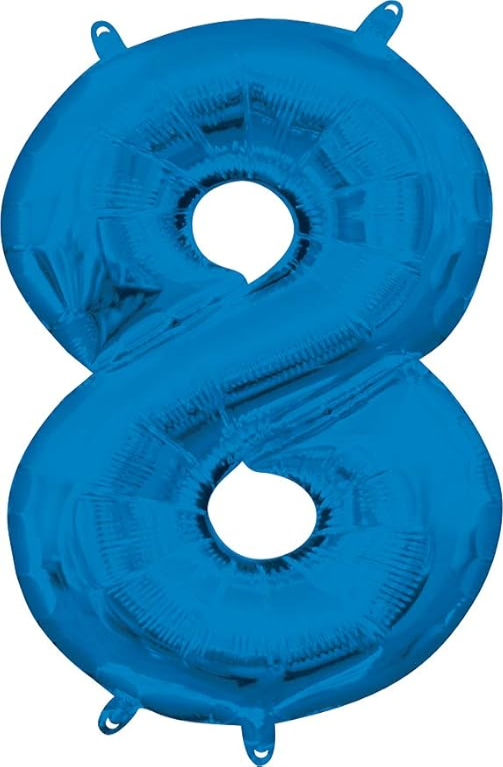 GLOBOS MINI SHAPE AZUL OSC N.8