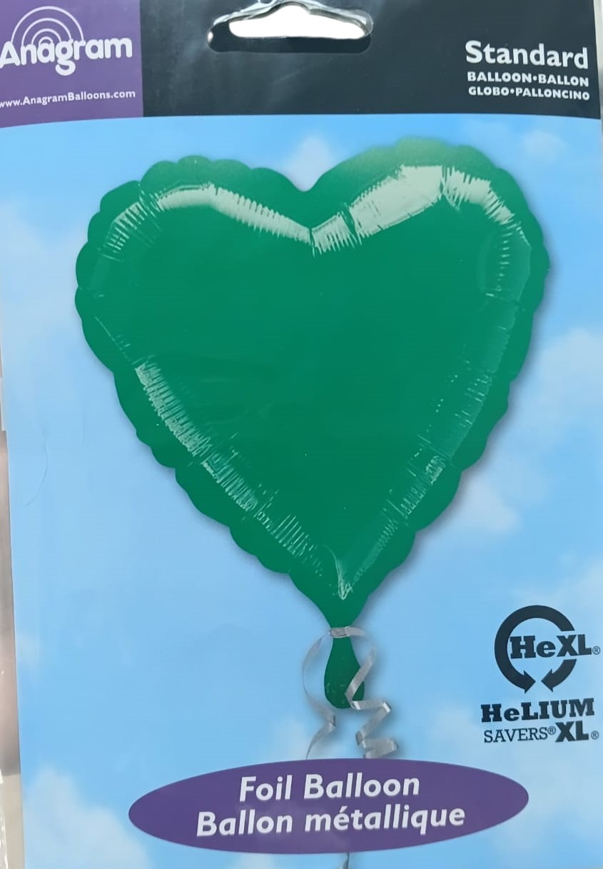 GLOBO STANDARD CORAZON VERDE L