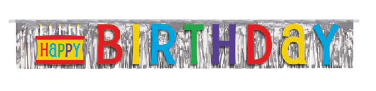 BANNER HAPPY BIRTHDAY 4.75PIES