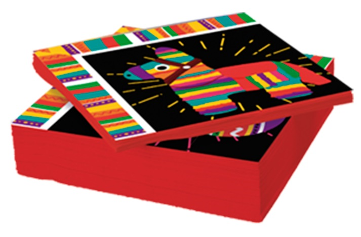 SERVILLETAS MEXICANO 20UDS