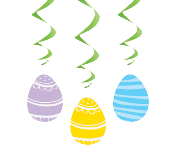 DECO COLGANTE PASCUA 3UDS