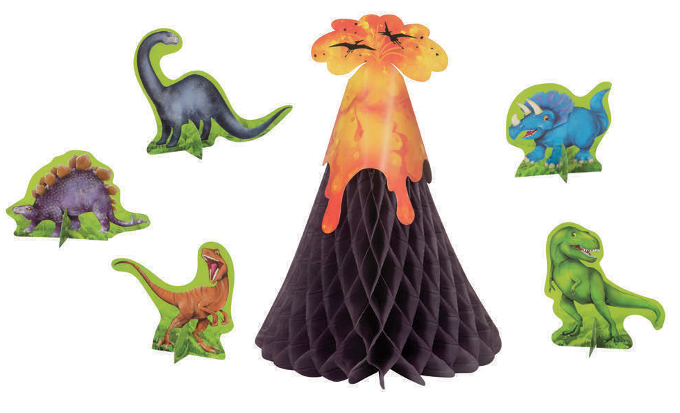 CENTRO DE MESA DINOSAURIO