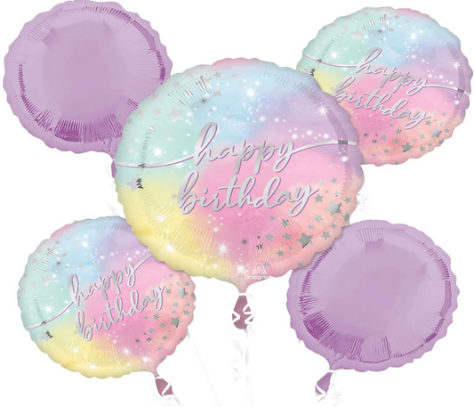 GLOBOS BOUQUET HBD
