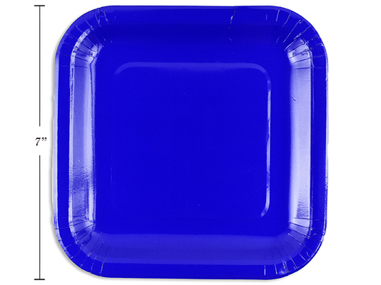 PLATO CUADR AZ NAVY ROY 16U 7P