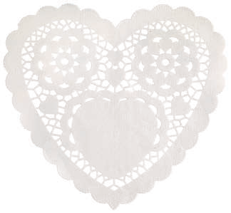 DOILES CORAZON BLANCO 6PG 30UD