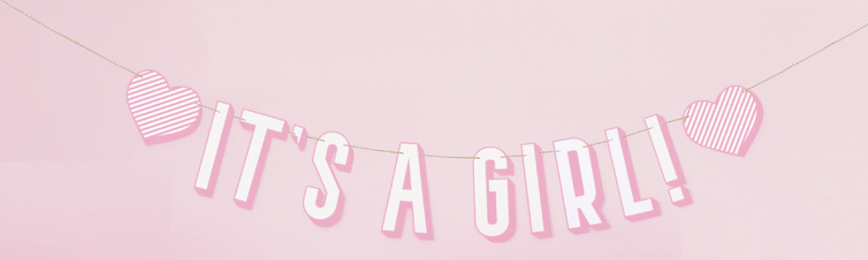 BANNER ITS A GIRL