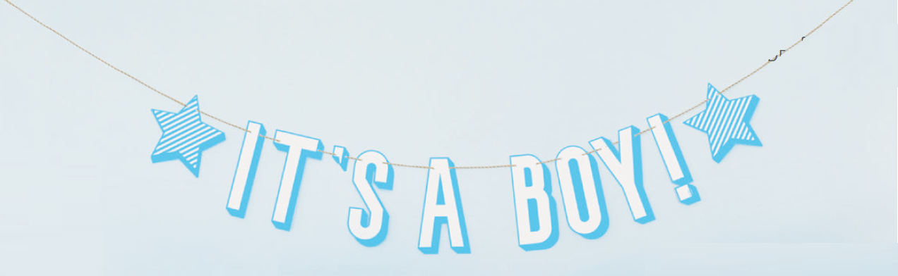 BANNER ITS A BOY