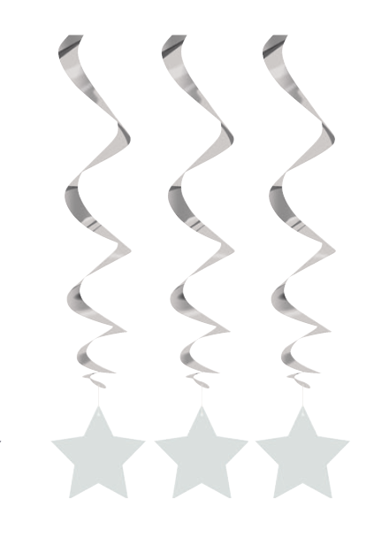 COLGANTE ESPIRAL ESTRELLA PLAT