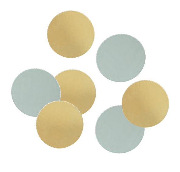CONFETTI SILVER GOLD MET 2 OZ