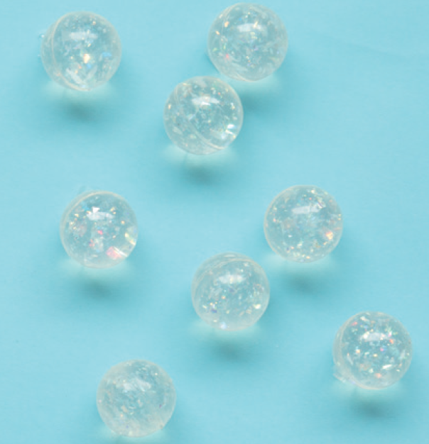 PELOTAS HIELO IRRIDISCENTE 8UD