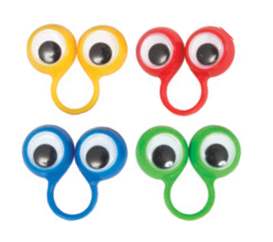 JUGUETES OJOS ANILLO 8UDS