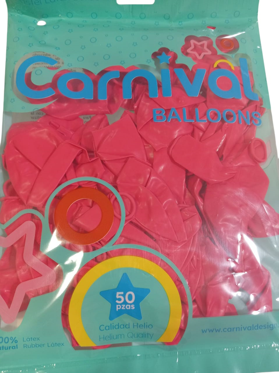 CARNIVAL GLOBOS 12P 50U SANDIA