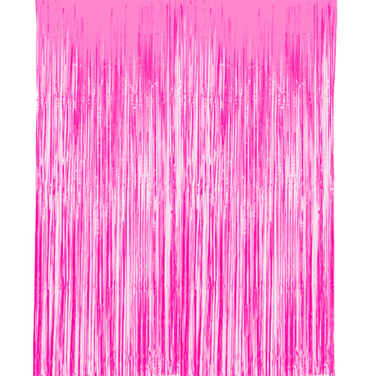 CORTINA DECORATIVA ROSADA