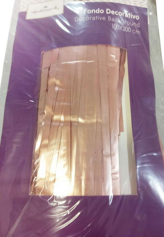 CORTINA DECORATIVA ROSE GOLD