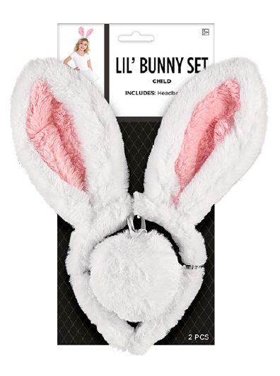 SET CONEJITO INFANTIL BLANCO