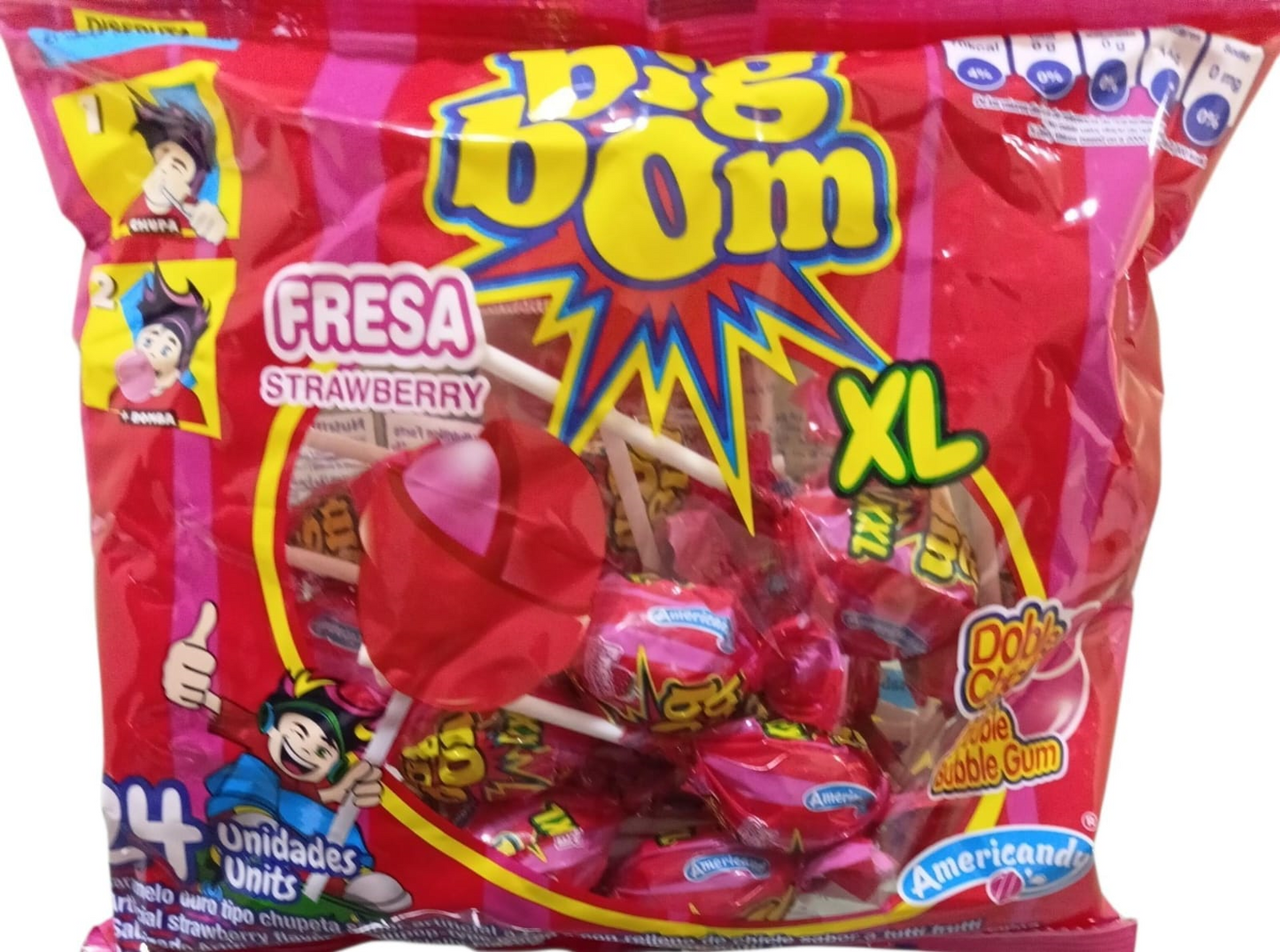 BIG BOM XL FRESA 24UDS 18GR