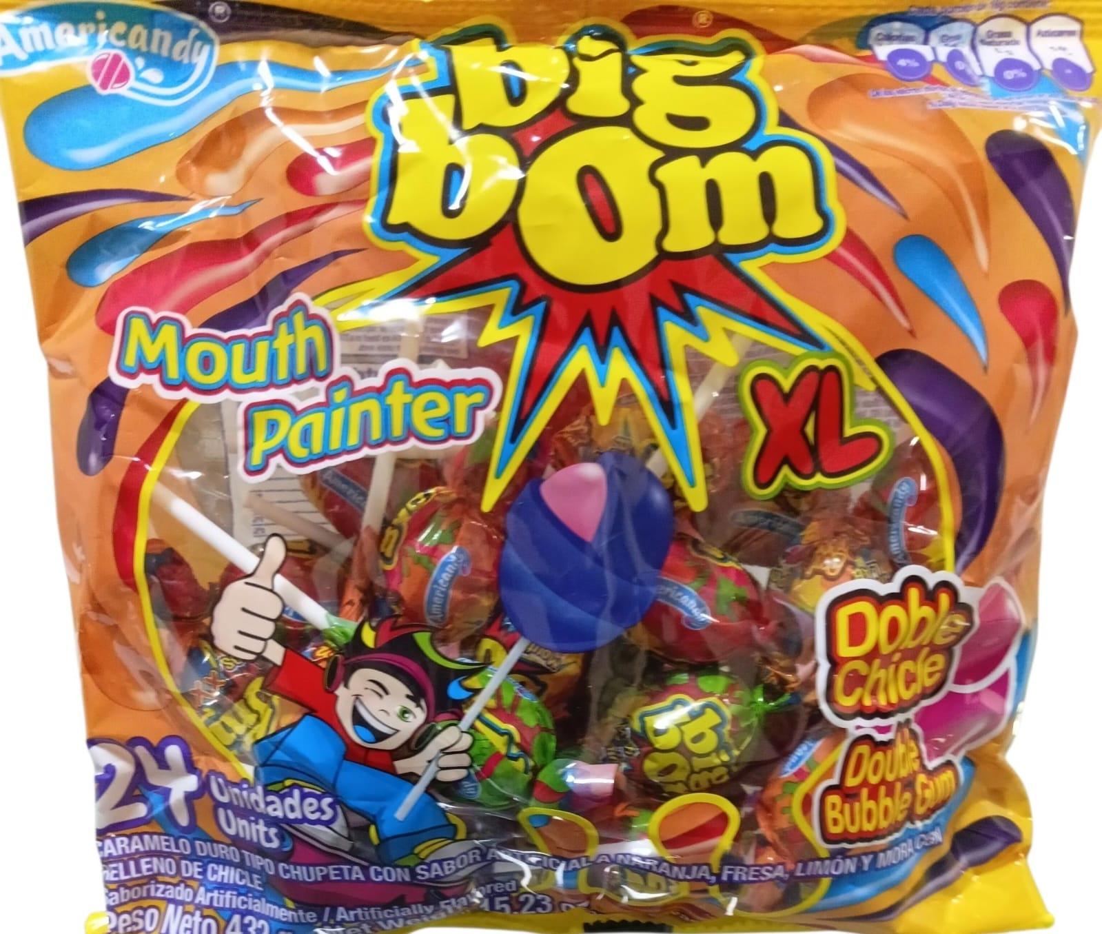 BIG BOM XL PINTA LABIOS 24UDS