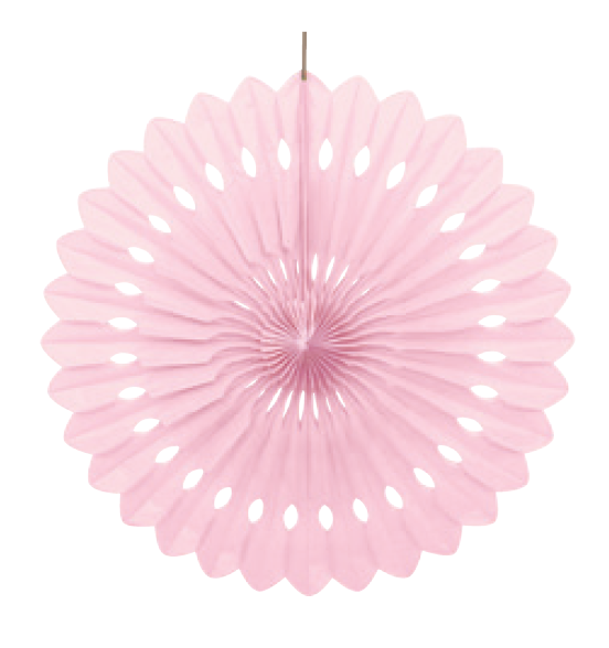 DECORACION ABANICO 16PG ROSADO
