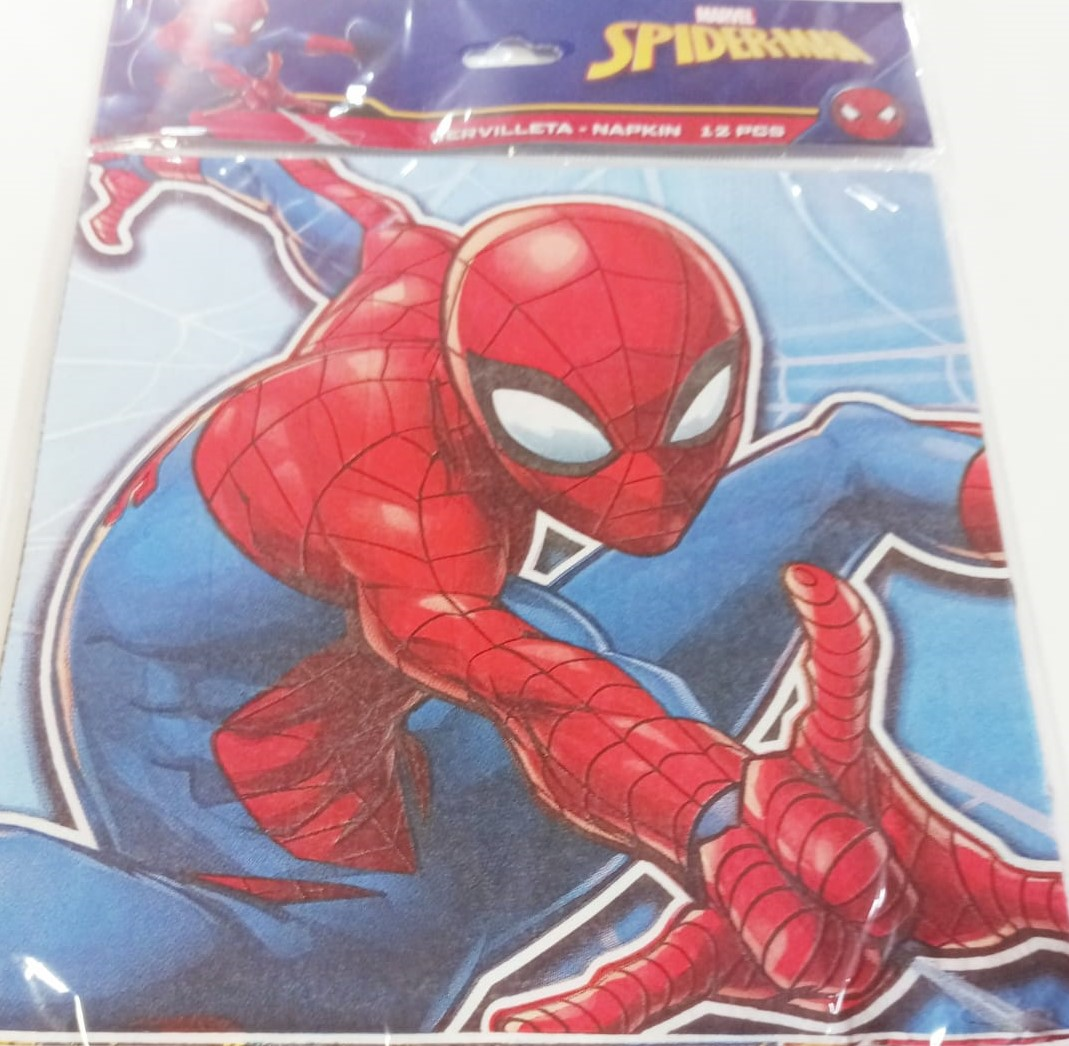 SPIDERMAN SERVILLETAS 12/1