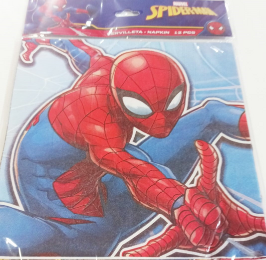SPIDERMAN SERVILLETAS 12/1