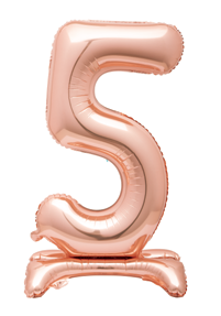 GLOBOS STND NUM 5 ROSEGOL