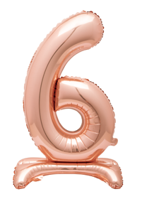GLOBOS STND NUM 6 ROSEGOL